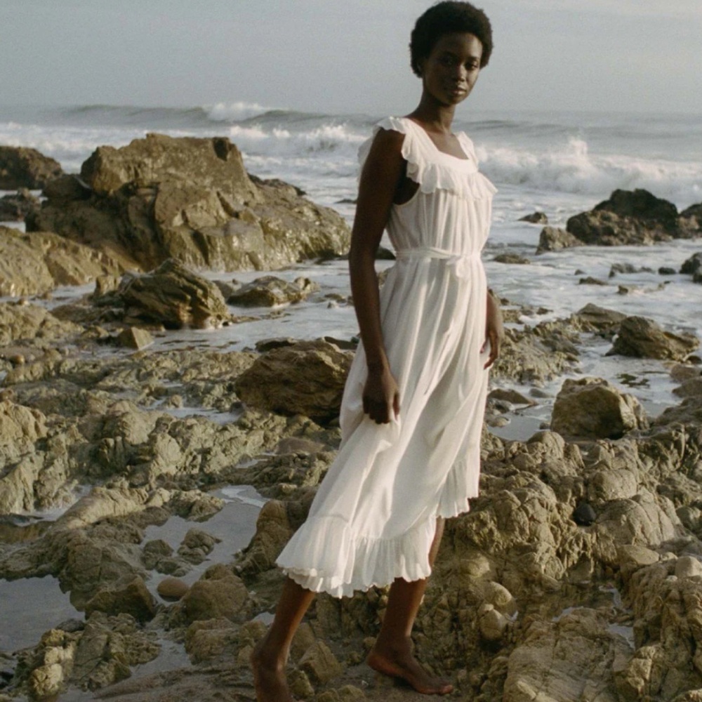NWT Doen Sycamore Dress in Salt